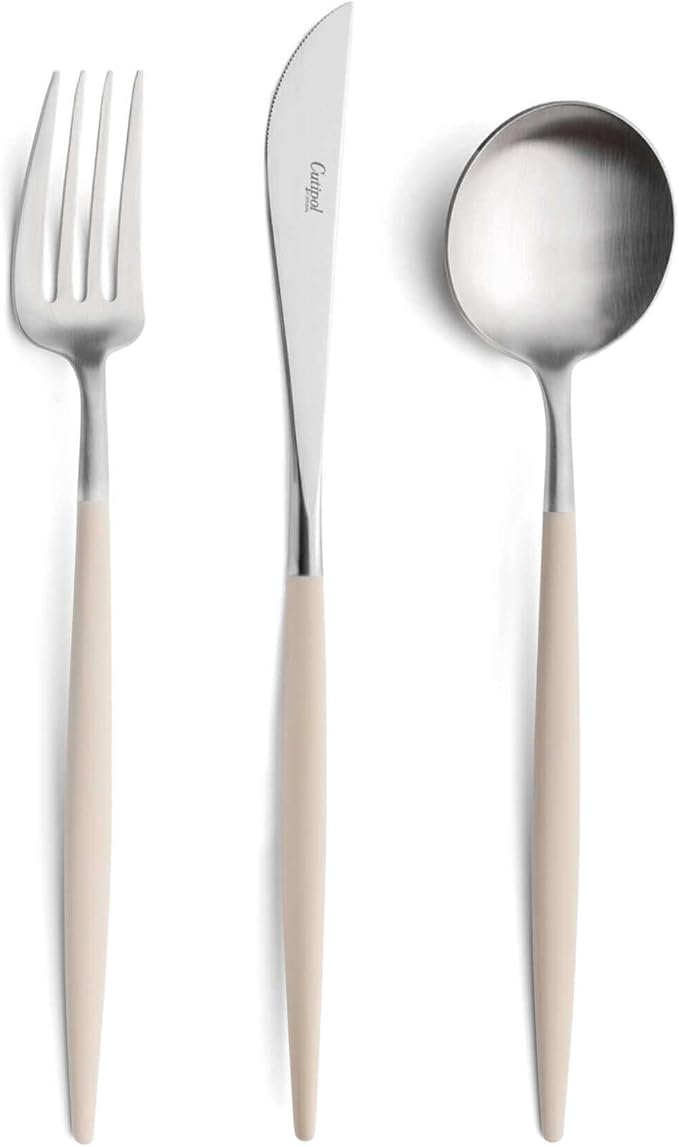 Cutipol GOA Ivory Silver Dinner Set 6 Pieces