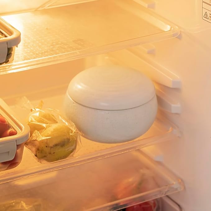 &ampNE NMT-306L-WL-WL-WL-Ware Banko Pottery Large White White Made in Japan Microwave Safe Pottery Rice Storage Container Oven-safe Chilled Microwave Oven Safe Cooker Rice Plump 3 Pairs 1.5 Meal Rice