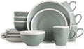 16-Piece Round Dinnerware Cream Dinner Set Everyday Use Dinner Set Dishes Round Plates Tableware Sets