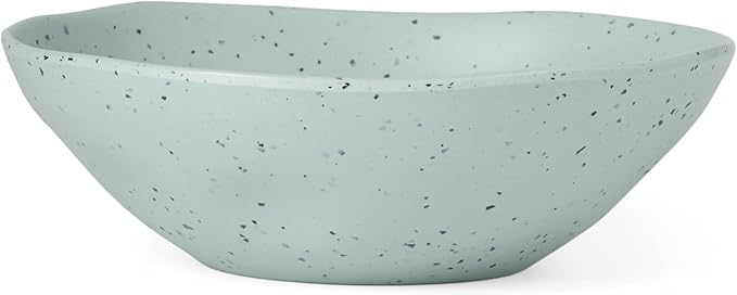 Oneida 895952 Terrazzo Melamine Mint 12 Piece Dinnerware Set Lightweight Melamine Material