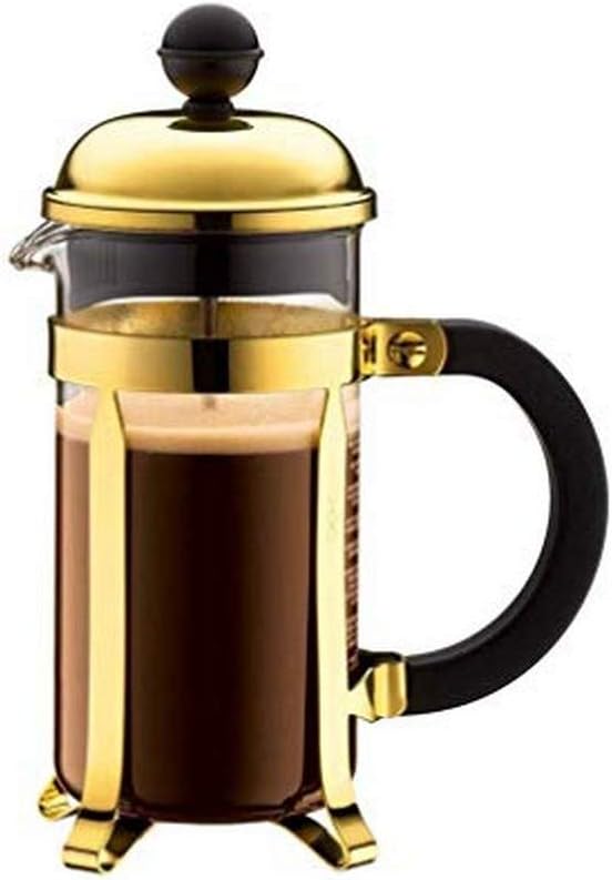 BODUM Chambord 3-Cup Coffee Maker Gold 0.35 Litre/ 12oz