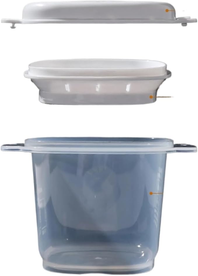 700ML Microwave Oven Rice Cooker Multifunctional Steamer Hot Soup Cooking Bento Lunch Box Food Grade PP Kitchen Steaming Utensil