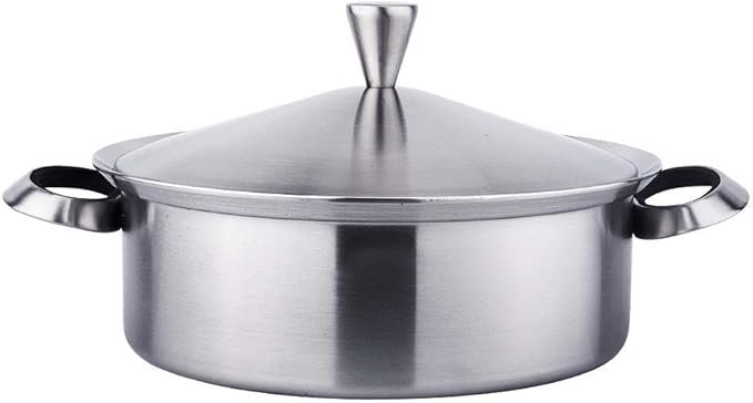 Pot Set Cookware Set Cooking Utensils Stainless Steel Kitchen Cookware Collection Cookware Pans and Pots Perfect for Stir Fry Grill Roast Sauce Soup Cookware Cooking Set