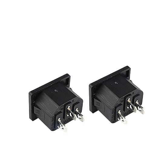 Black Three-in-one Industrial Plug AC Power Socket Rice Cooker Power Socket