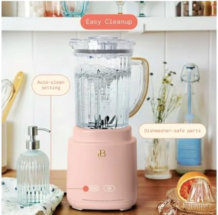 PowerExact Blender System Touch Activated High Performance With On The Go 20 oz Cup (Rose Pink)