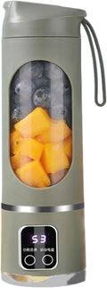 Portable Household USB Powered Juicing Machine Digital Display Electric Juicer Cup Powerful Motor Large Capacity Blender Mixer