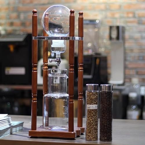 Cold Brew Drip TowerDrip Tower Coffee Maker Ice Drip Cold Brew Drip Coffee PotMakes 6-8 Cupsfor Office