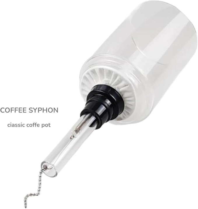 Coffee Brewer Extraction Machine Electric Siphon Coffee Maker 350ml Capacity with Heating Furnace - 2 Gears Adjustable for Home Camping