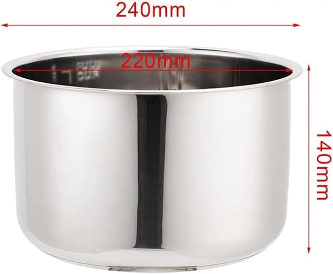 5L Rice Cooker Inner Pot - Durable Kitchen Tool for Household and Restaurant Use