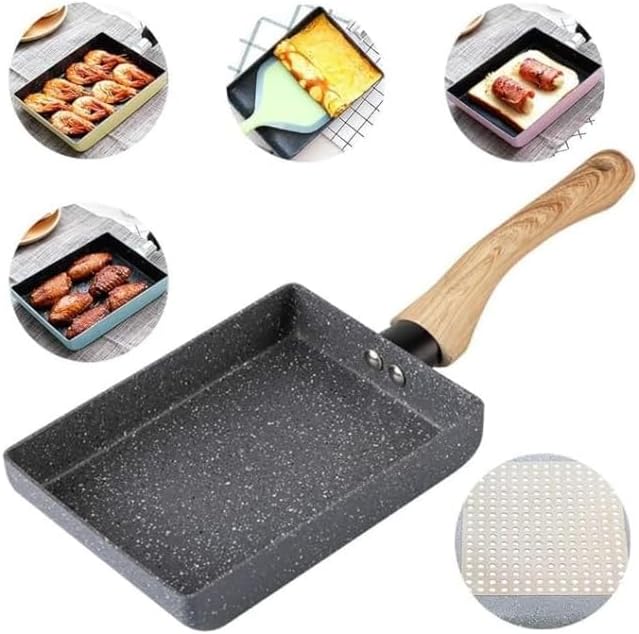 Nonstick Cookware Set (Rectangle Frying Pan)
