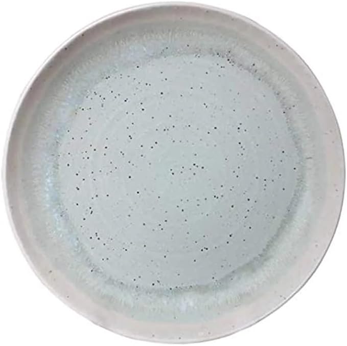 16 Piece Stoneware Dinnerware Set Mist Color Marble Dinner Set Dinner Plates Family Round Tableware