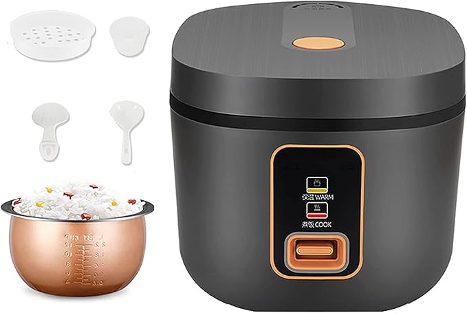 Rice Cooker with Steamer Non-Stick Inner Pot Intelligent Insulation Make Rice &amp Steam Healthy Food &amp Vegetables(5L) ()
