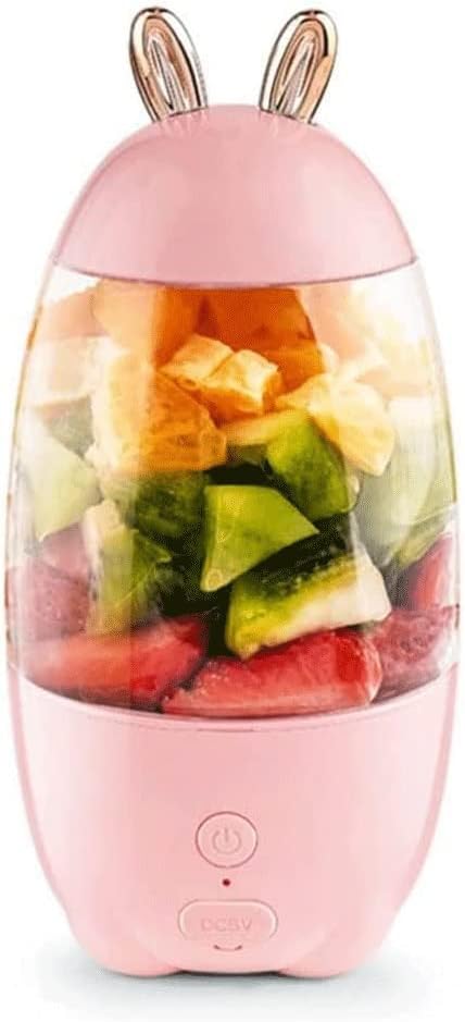 Portable Blender Personal Blender with Extra BPA Battery Powered USB Rechargeable Mini Blender for Juices Shakes Smoothies Salad Dressing Baby Food(Pink)
