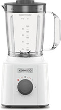 Kenwood BLP31.A0WH Blender 1.6 L Krug Steel Blades 2 Speeds and Pulse Non-Slip Feet Equipped with Practical Handle Power 350 W Plastic White and Grey