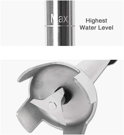500W Commercial Hand Blender with 500mm Stick- Variable Speed Heavy Duty Electric Stick Blender - with Locking and Button