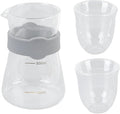 MAVIS LAVEN Pour Over Coffee Maker High Borosilicate Glass Heatproof Coffee Dripper 300ML Pot for Home Office Shop
