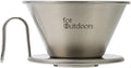 Kalita Stainless Steel Coffee Dripper Wave Series Pour Over 4 Cups Silver
