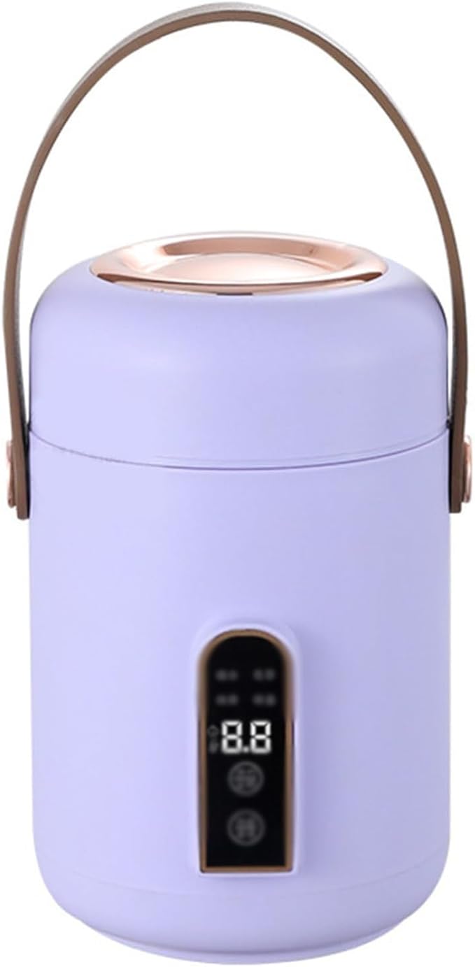 Mini Rice Cooker Safe Electric Stewpot Insulated Portable for Home for Office