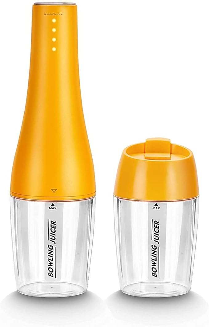 Smoothie Blender Personal Blender for Shakes and Smoothies 80W Single Serve Portable Blender with 2 BPA-Free 15Oz Travel Bottles