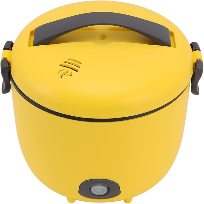 Mini Rice Cooker 450W Portable Steamer Small Electric Grain Cooker Nonstick Pot Travel Rice Cooker Steamer Multicooker 2L