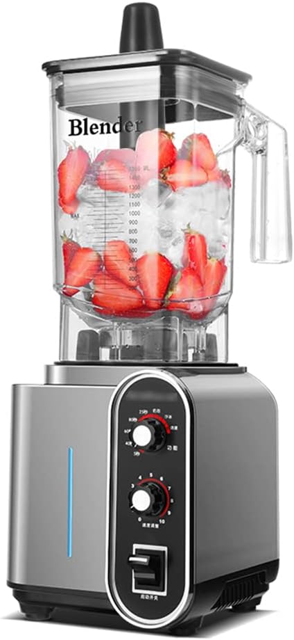 Commercial Smoothie Maker Large Capacity 2200W High Power Blender Commercial Blender High Speed 6 Blade Milkshake Maker