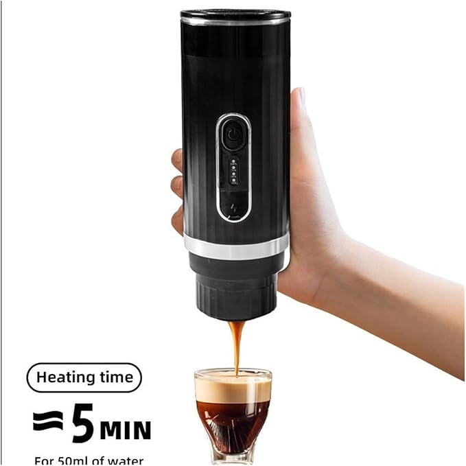 Portable Coffee Maker Electric Machine For Outdoor Travel Car Espresso
