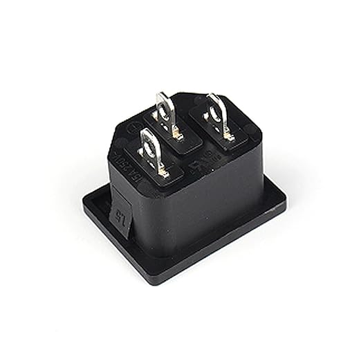 Black Three-in-one Industrial Plug AC Power Socket Rice Cooker Power Socket