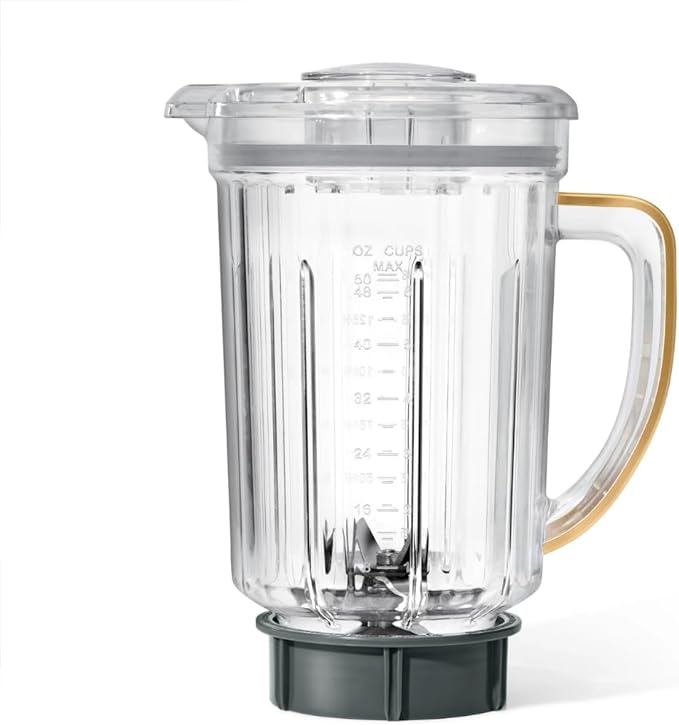 PowerExact Blender System with PrecisionSense Technology 700W Motor 50oz Tritan Jar 20oz Personal Cup Stainless Steel Blades (Porcini Taupe)