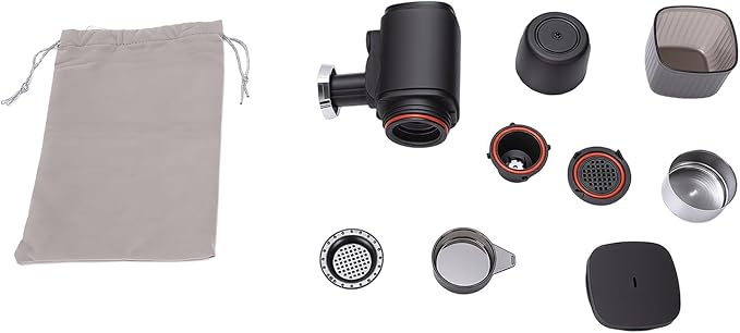 Keenso Espresso Maker Portable Coffee Maker with 15 Bar Pressure for Travel and Outdoor Camping