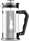Bialetti Coffeepress French Press Coffee Maker 8 Cup Preziosa Stainless Steel (06852)