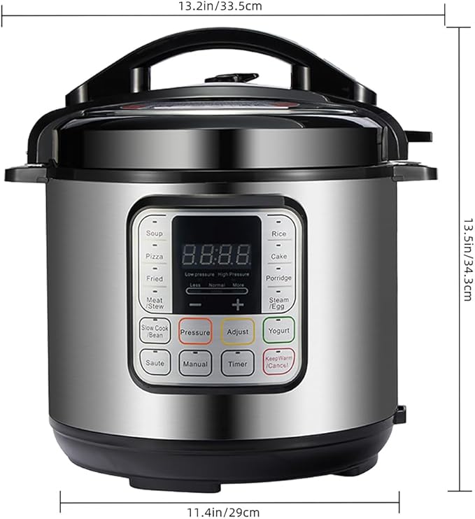 Electric rice cooker multifunctional pressure cooker steaming and stewing machine with a large capacity of 6L suitable for essential small appliances in home kitchens/restaurants