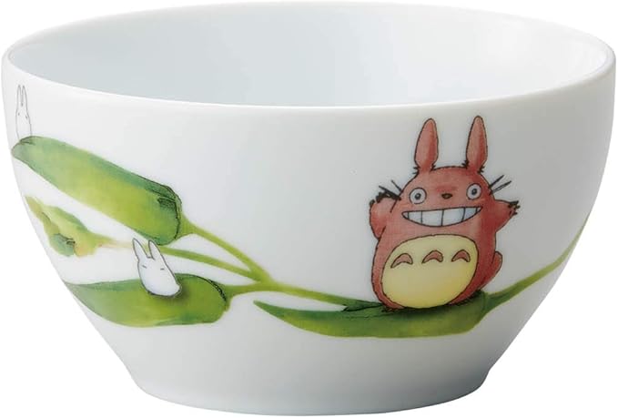 Noritake 1704-4L/VT94579 My Neighbor Totoro Bowl 4.3 inches (11 cm) 11.8 fl oz (345 cc) Microwave Safe Dishwasher Safe 1 Piece Okra Fine Porcelain