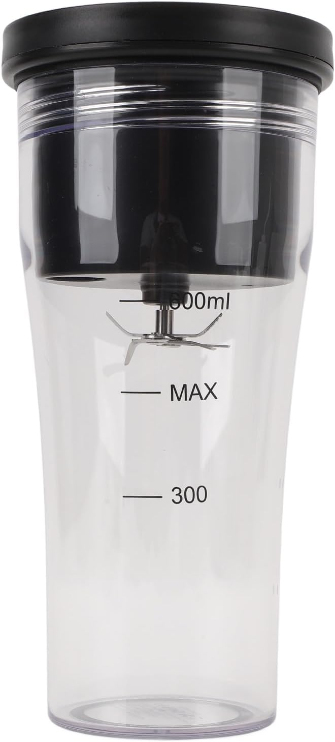 Portable Mini Blender 600ml Shakes Blender 20oz USB Rechargeable IPX8 Double Gear 6 Blades 18000rpm 4000mAh with Cleaning Brush Blender Cup for Shakes Juice