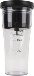Portable Mini Blender 600ml Shakes Blender 20oz USB Rechargeable IPX8 Double Gear 6 Blades 18000rpm 4000mAh with Cleaning Brush Blender Cup for Shakes Juice