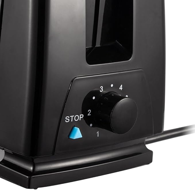 2-Slice Toaster with Extra Wide Slots for Bagels Cool-Touch Walls Shade Selector Toast Boost Auto Shut-off and Cancel Button Black (22305)