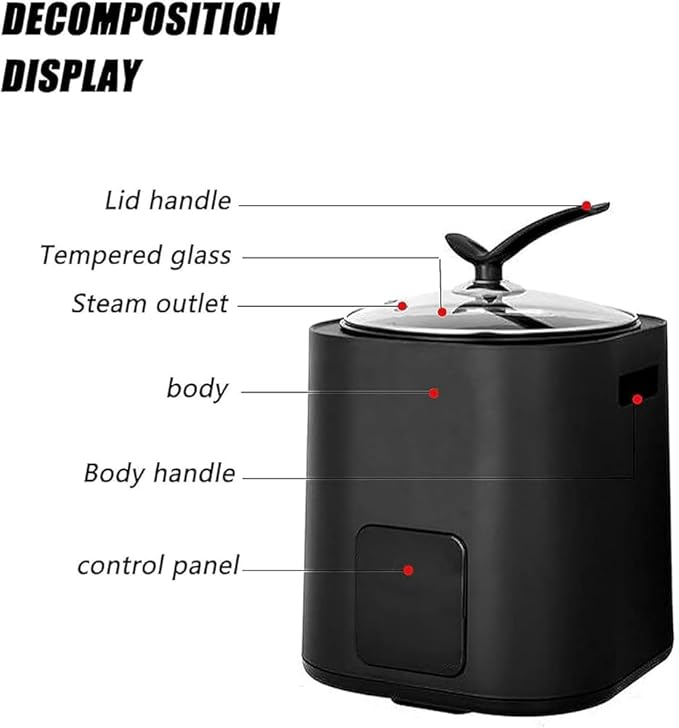 Commercial Fully Automatic Pearl Pot9L Milk Tea Pot CookerMilk Tea Pearl Maker1300W Tapioca Pearl Rice Pot Cooker for Milk Tea ShopIntelligent Temperature Control
