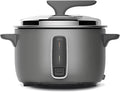 Rice Cooker 8/10/13/15/19/23/30L Large Thickened Honeycomb Black Crystal Non-Stick Inner for Restaurants Hotels (8L) ()