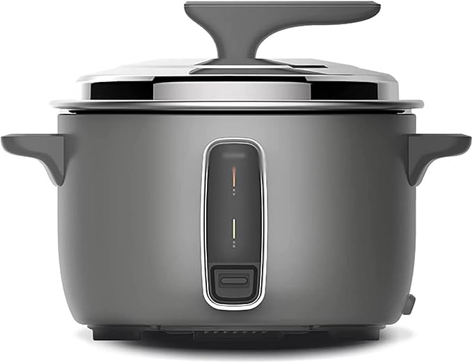 Rice Cooker 8/10/13/15/19/23/30L Large Thickened Honeycomb Black Crystal Non-Stick Inner for Restaurants Hotels (8L) ()
