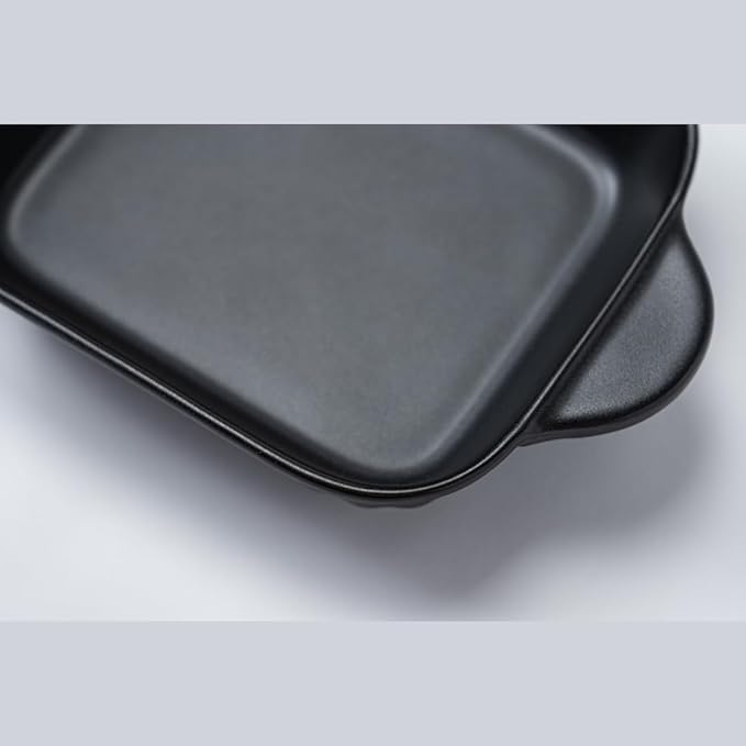 Banko Ware Saji Pottery Heat Resistant Toaster Pan Black