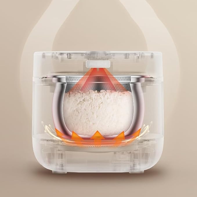 1-3 People Non-Stick Coating-Free Intelligent Electric Rice Cooker – Small Household Rice Maker &amp Porridge Pot