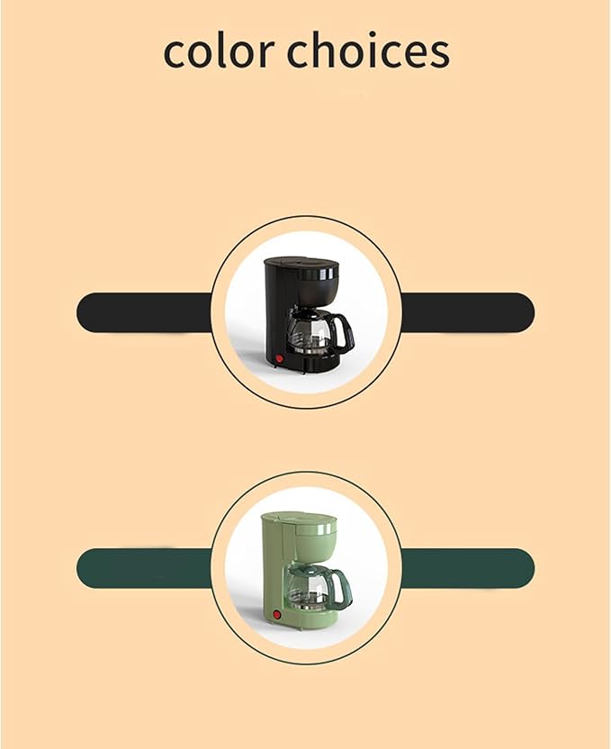 Small Home Drip Coffee Maker Household 0.65L Brewer Pots Household Coffees Machine Enduring Brewer Pots
