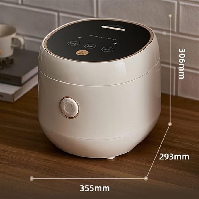 Mini Rice Cooker 3L Small Household Multifunctional Overflow-proof Pre-set Cooking Timer Suitable for 2-3 People