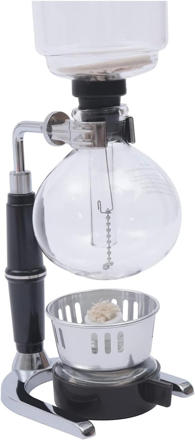 Glass Siphon Coffee MakerBorosilicate Syphon Pot for Home Coffee Shop Bar Tabletop Brewer