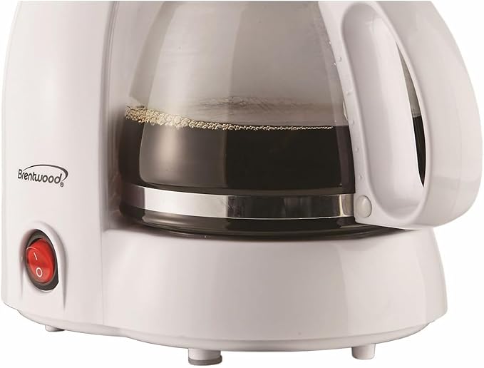 Brentwood Appliances TS-213W 4 Cup Coffee Maker White