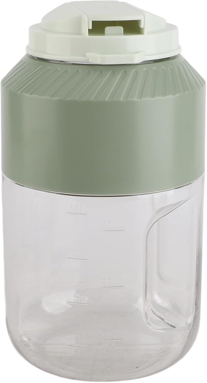 Portable Blender Cordless Blender Travel 1000ml 18000RPM 3000mAh Long Lasting Battery with BPA Material for Smoothies Shakes Food (Green)
