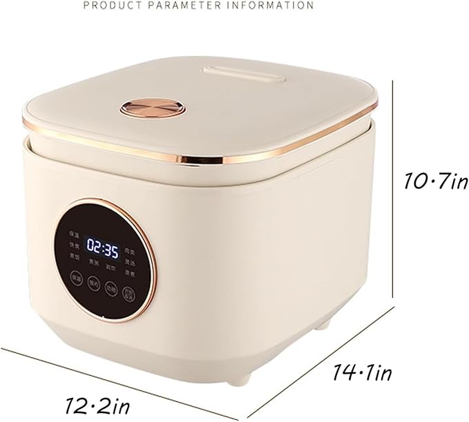 Mini Rice Cooker Commercial Rice Cooker 5L Portable Multifunctional Rice Cooker Non-Stick Inner Smart Control