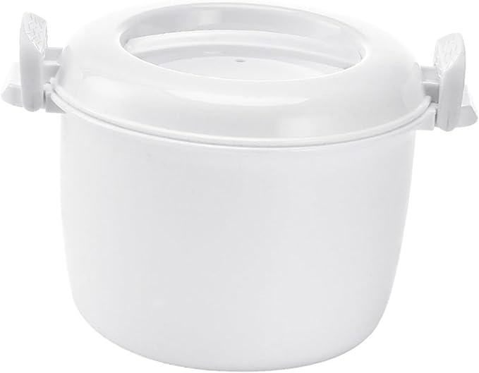 ABOOFAN 2pcs Microwave Rice Cooker Multi-purpose Food Container for Portable and Convenient Rice of Food-grade for Safe Use for Prep