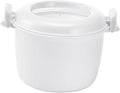 ABOOFAN 2pcs Microwave Rice Cooker Multi-purpose Food Container for Portable and Convenient Rice of Food-grade for Safe Use for Prep