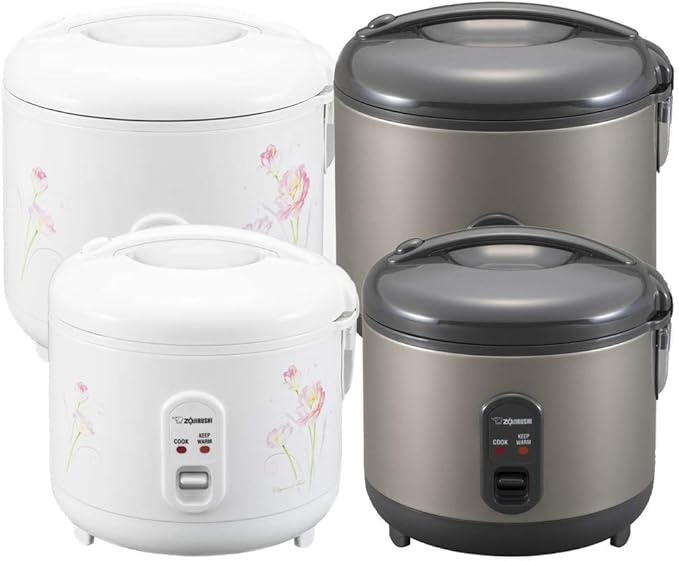 Zojirushi NS-RPC10FJ Rice Cooker and Warmer 1.0-Liter Tulip