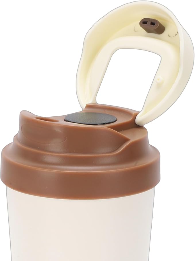 Zerodis Electric Mixing Mug Double Layer 316 Stainless Steel Self Stirring Coffee Mug with Lid Ideal for Travel and Office Use